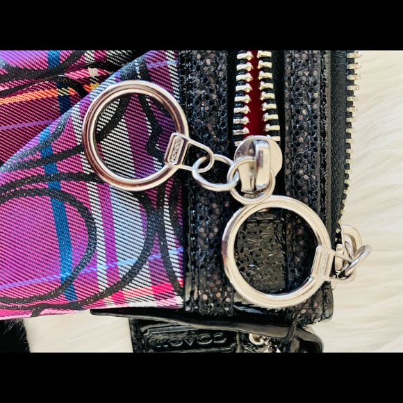 Coach Poppy Signature Tartan plaid crossbody handbag - Picture 7 of 7